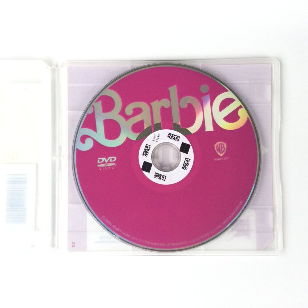 Barbie DVD Movie Film 2023 Warner Bros. 114min US PG13 Region 1 Redbox Preloved